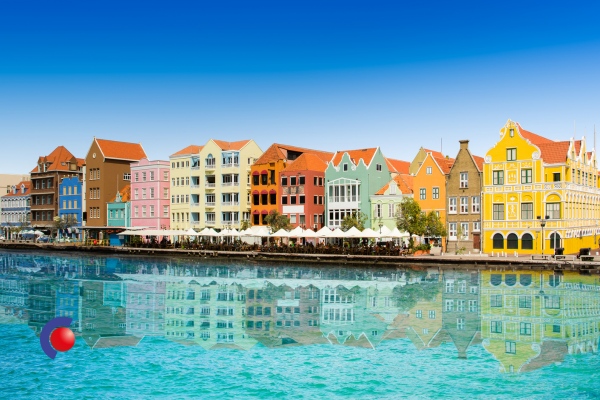 Kleurrijke huisjes op Curaçao